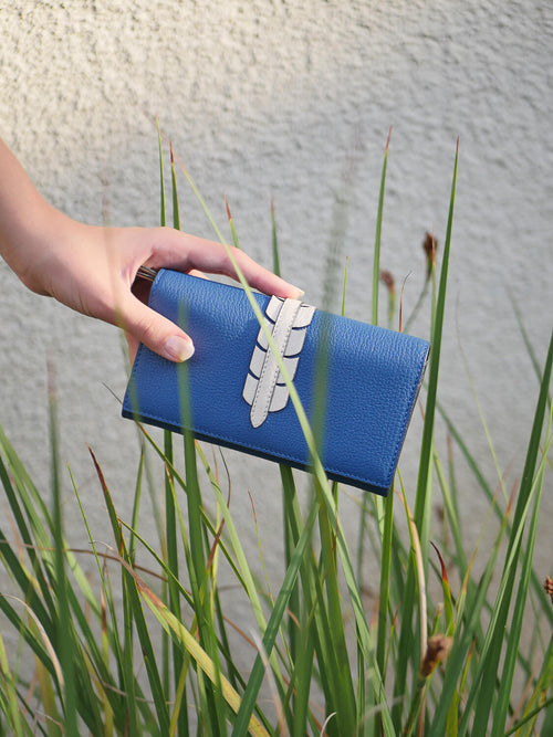 Atina cuir dutch - Yale Blue