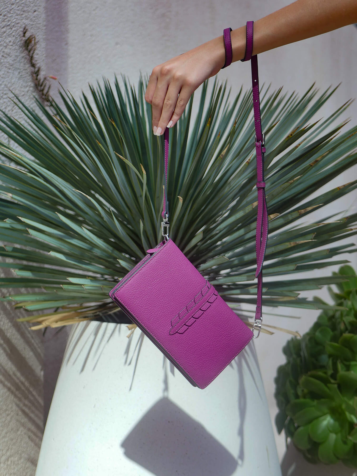 Arwen cuir dutch - Violet