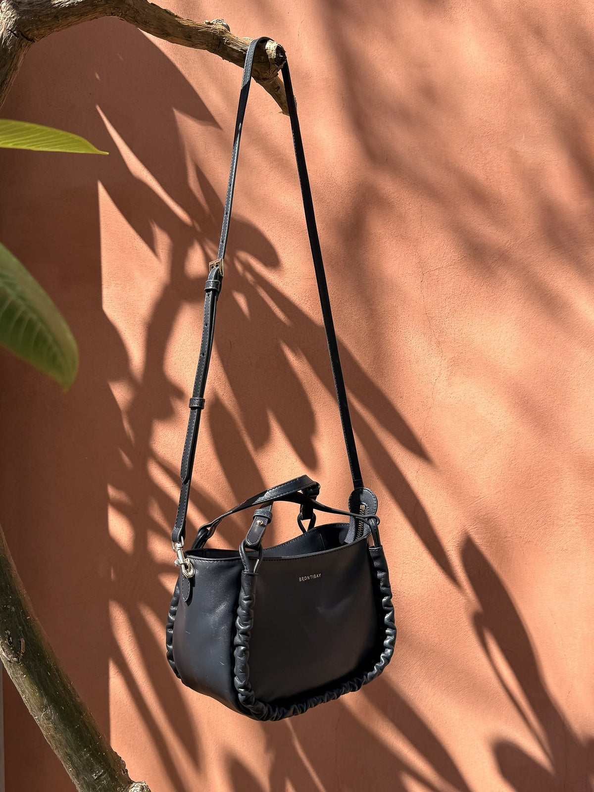 Calliope sac cuir nappa - Ink