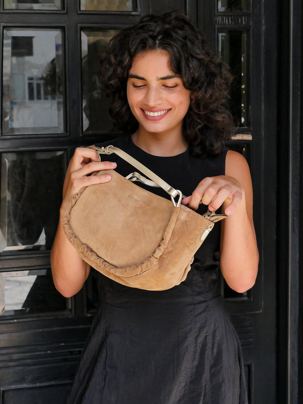 Avalon sac daim - Tobacco
