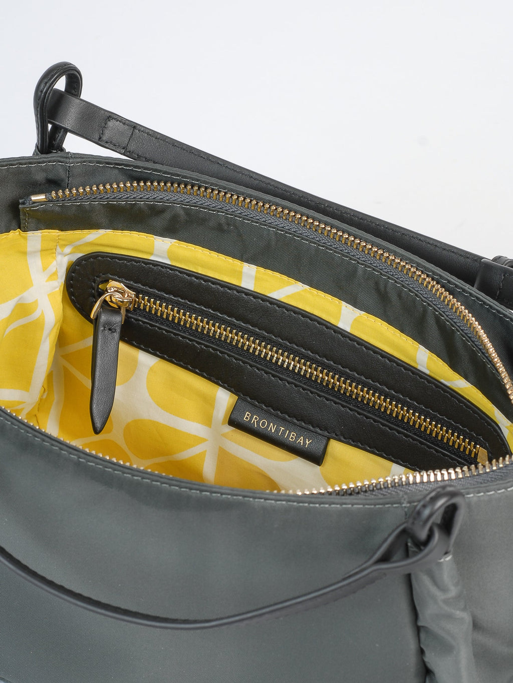 Avalon sac nylon satiné - Gris Foncé