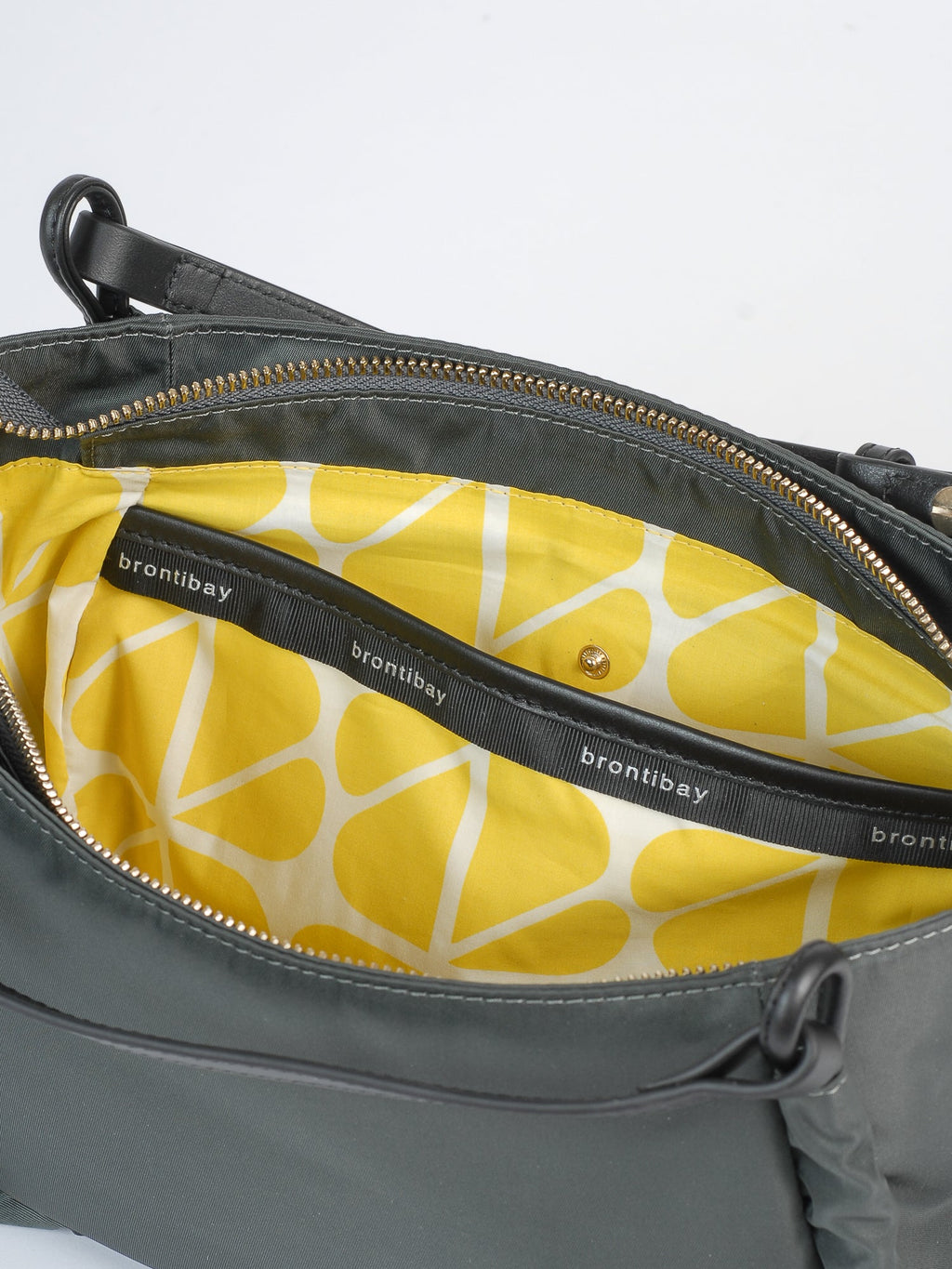 Avalon sac nylon satiné - Gris Foncé