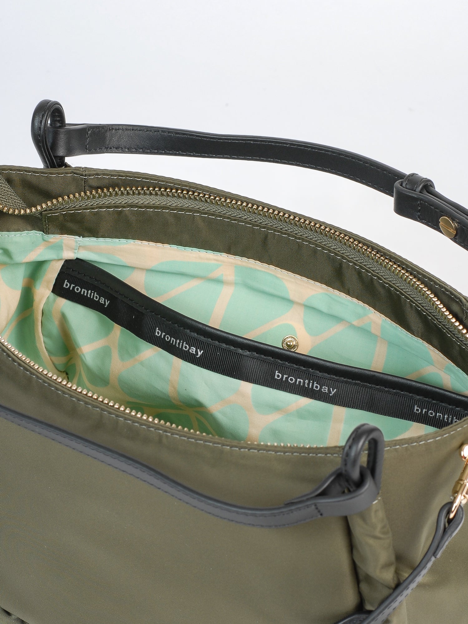 Avalon sac nylon satiné - Militaire