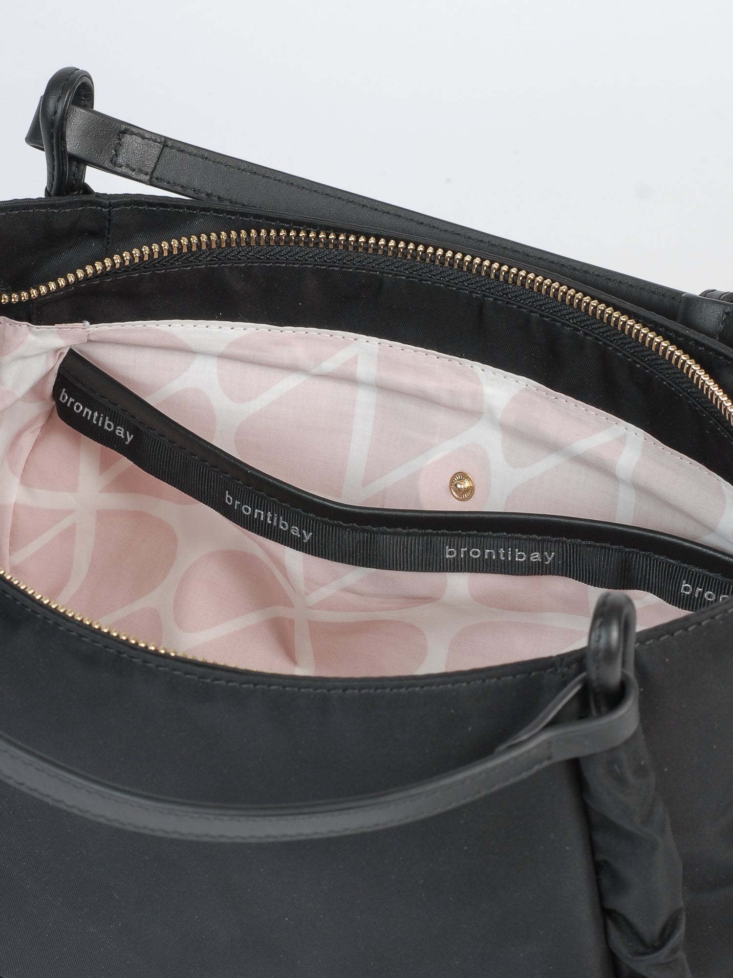 Avalon sac nylon satiné - Noir