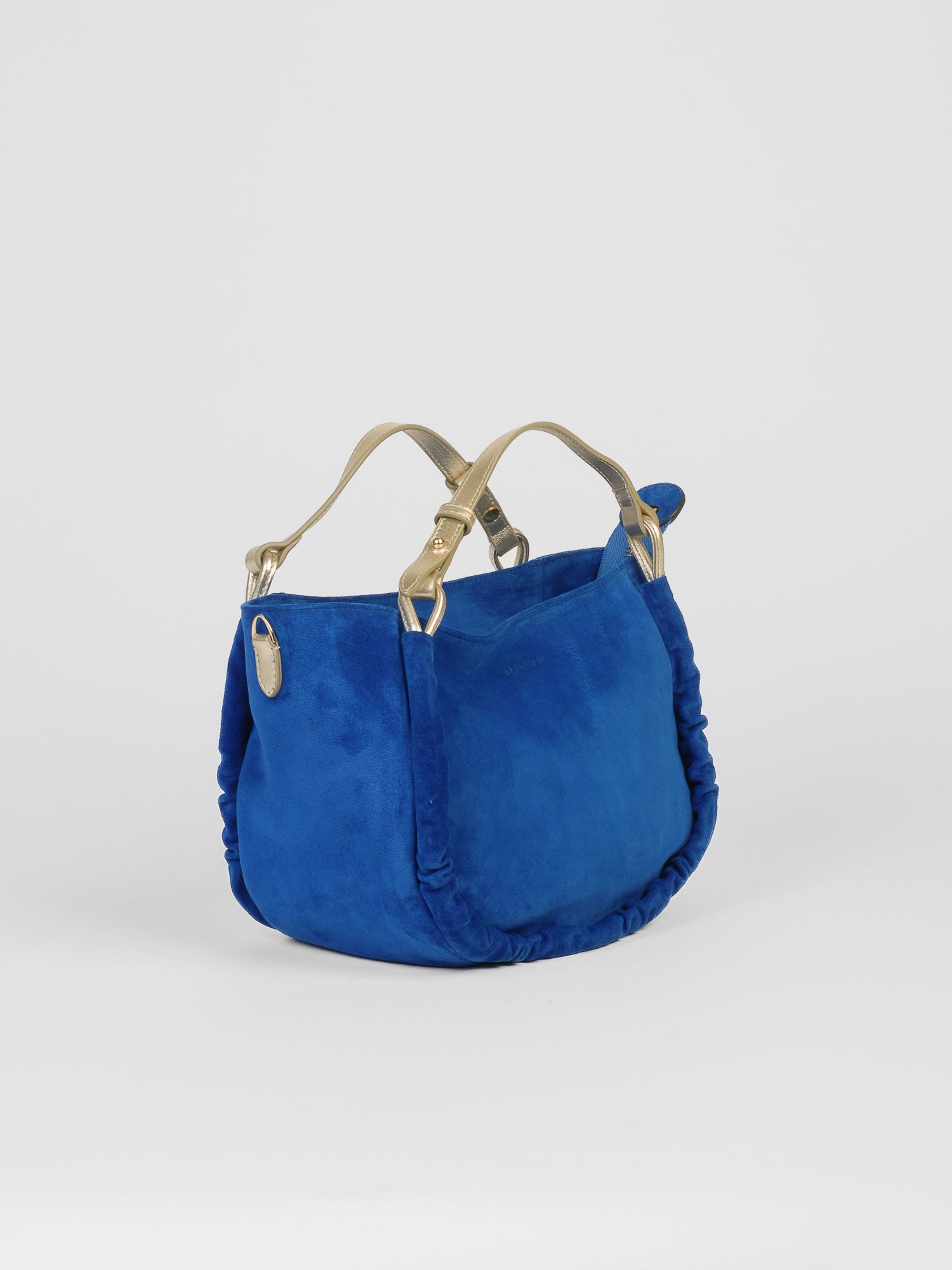 Avalon sac daim - Bleu Electrique