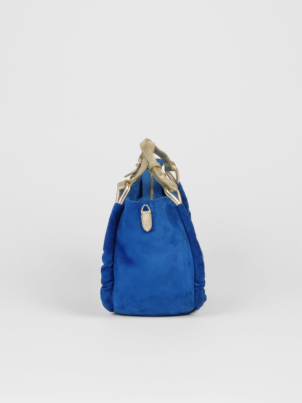 Avalon sac daim - Bleu Electrique