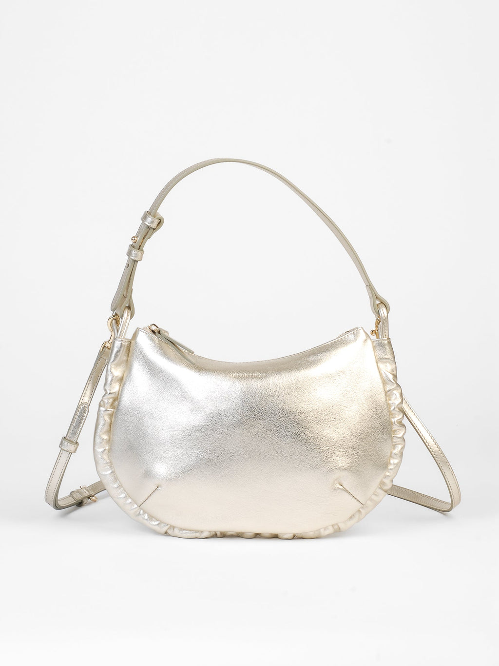 Beatrix sac cuir luna - Doré