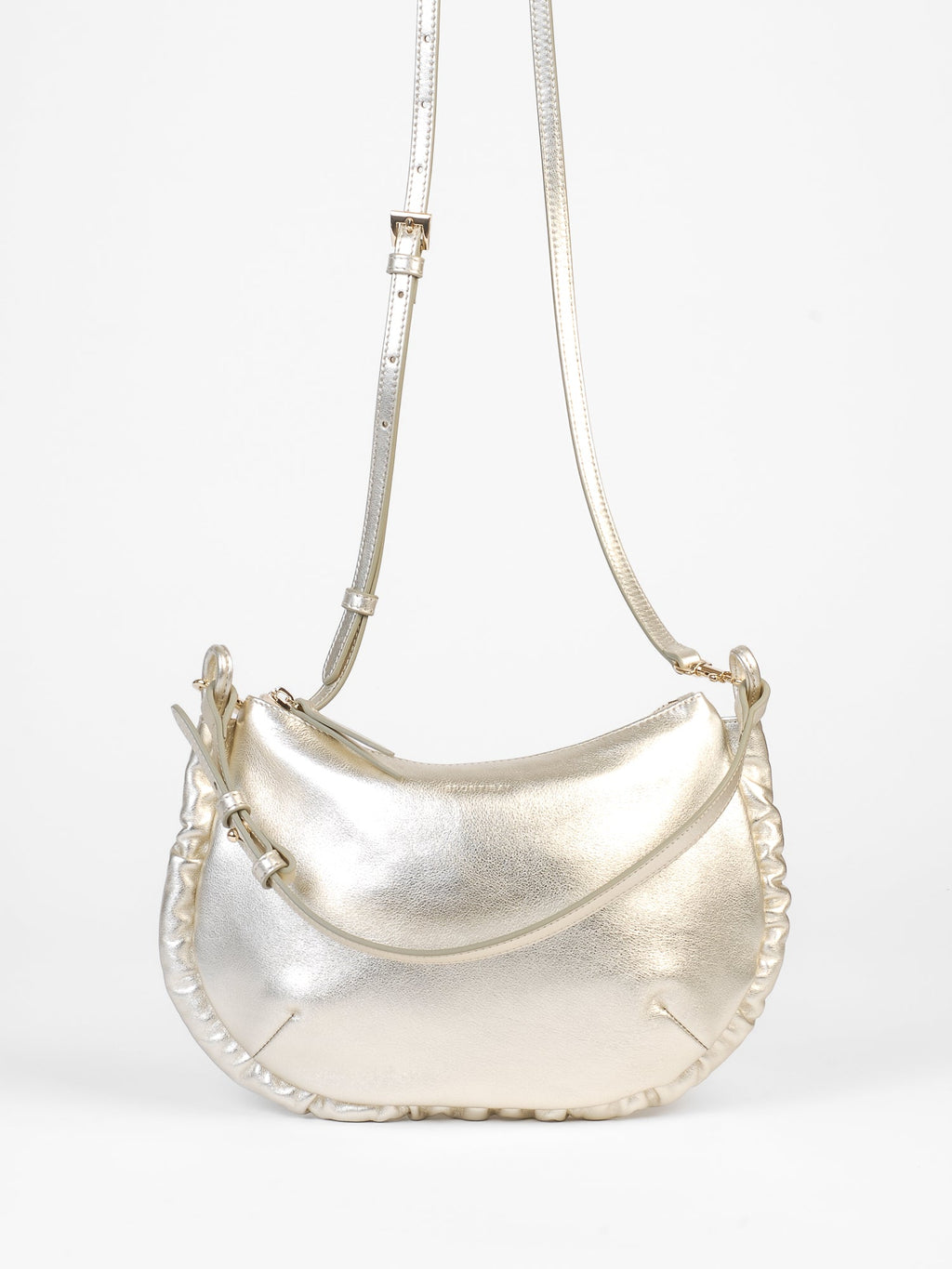Beatrix sac cuir luna - Doré