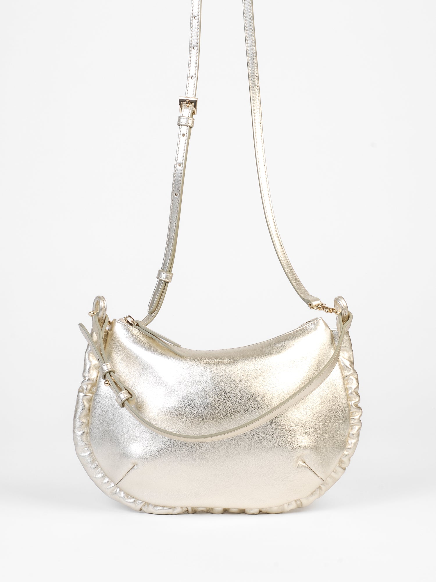 Beatrix sac cuir luna - Doré