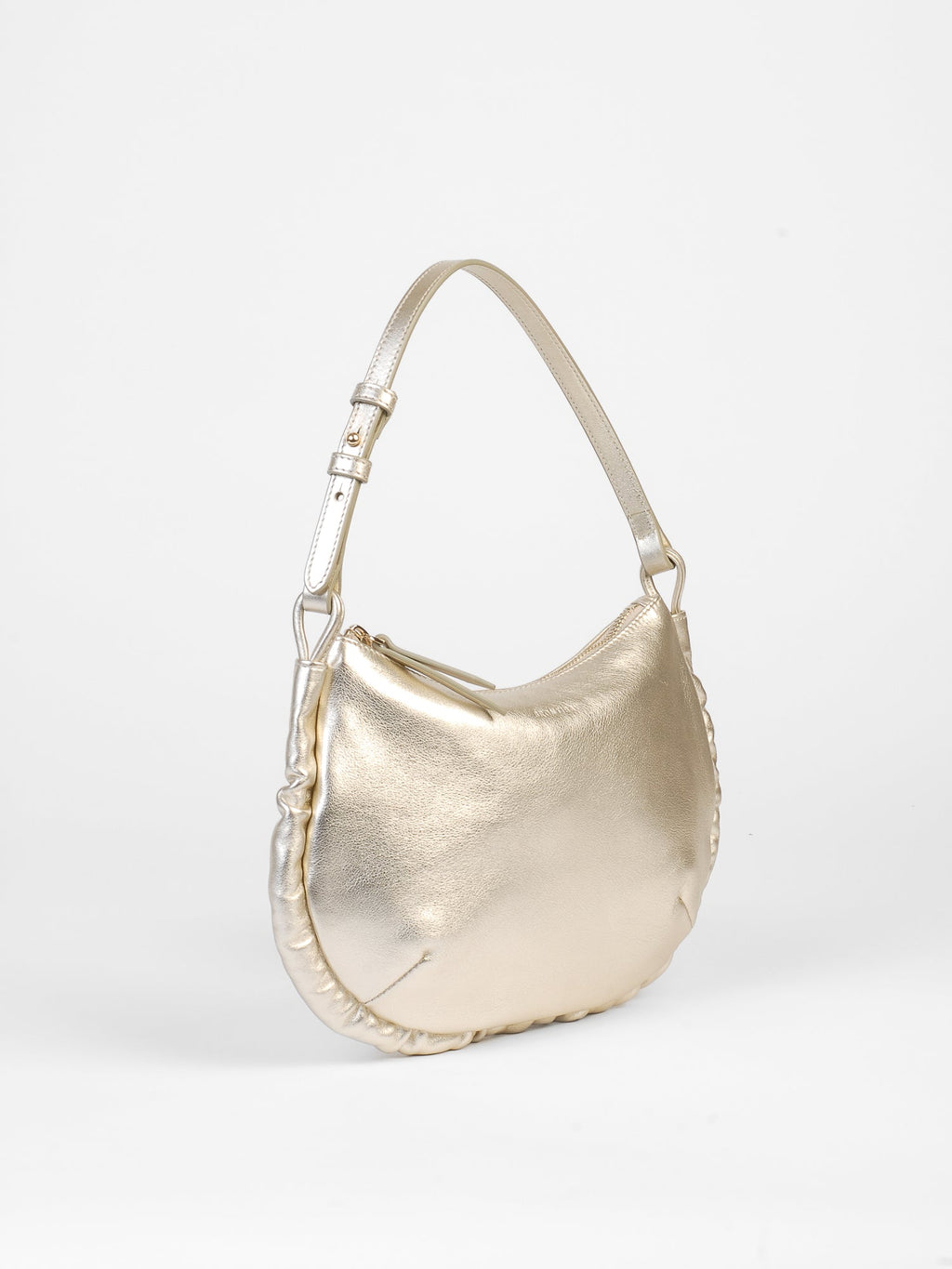 Beatrix sac cuir luna - Doré