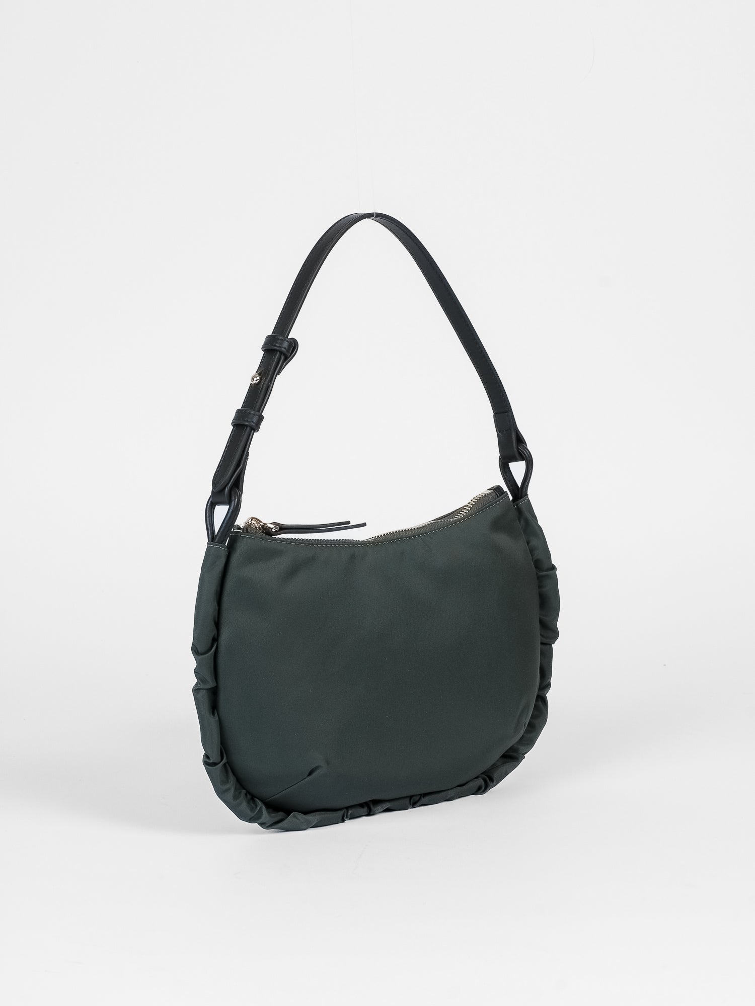 Beatrix sac nylon satiné - Gris Foncé