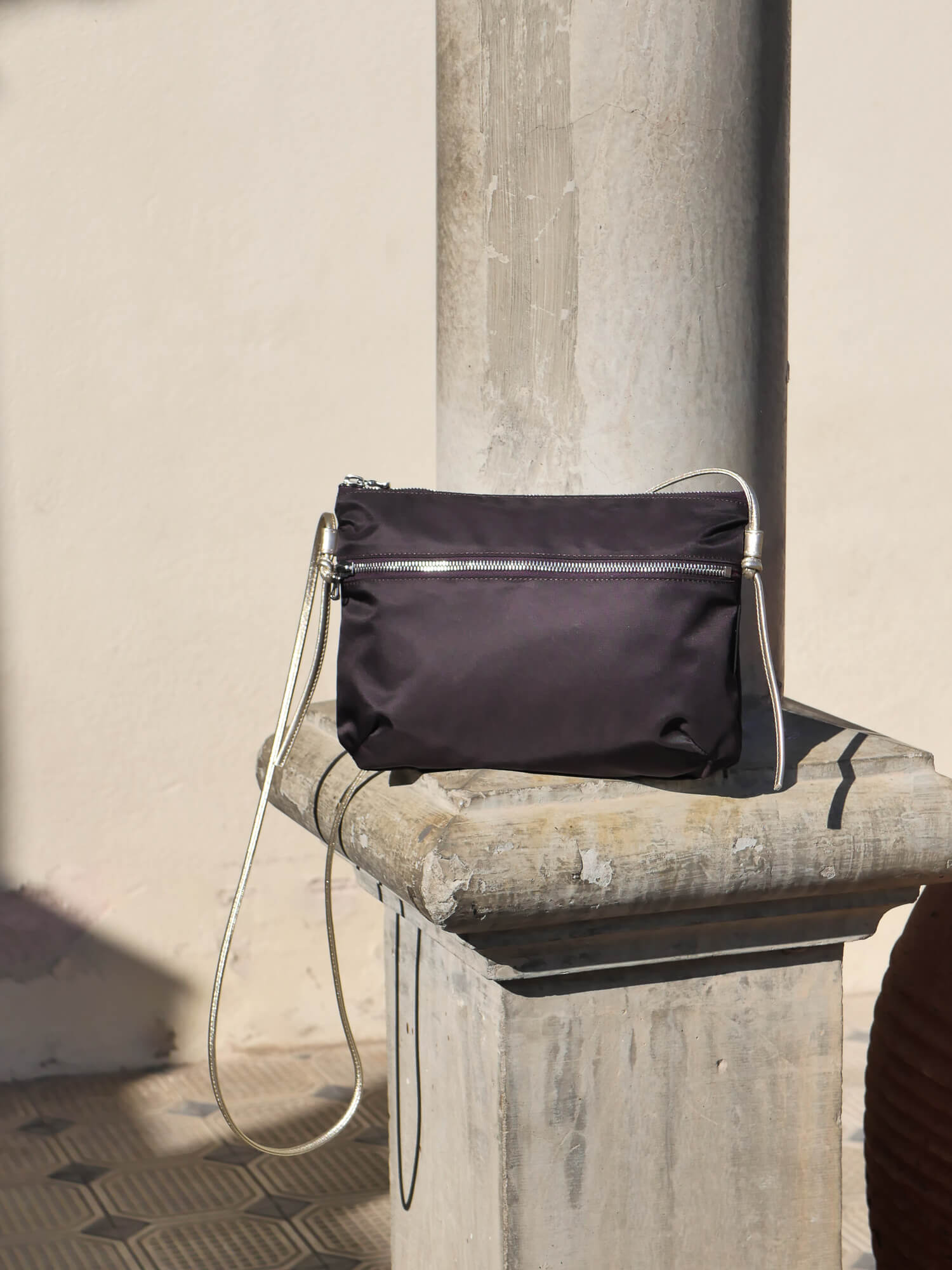 Brera sac nylon satiné - Mure Sauvage