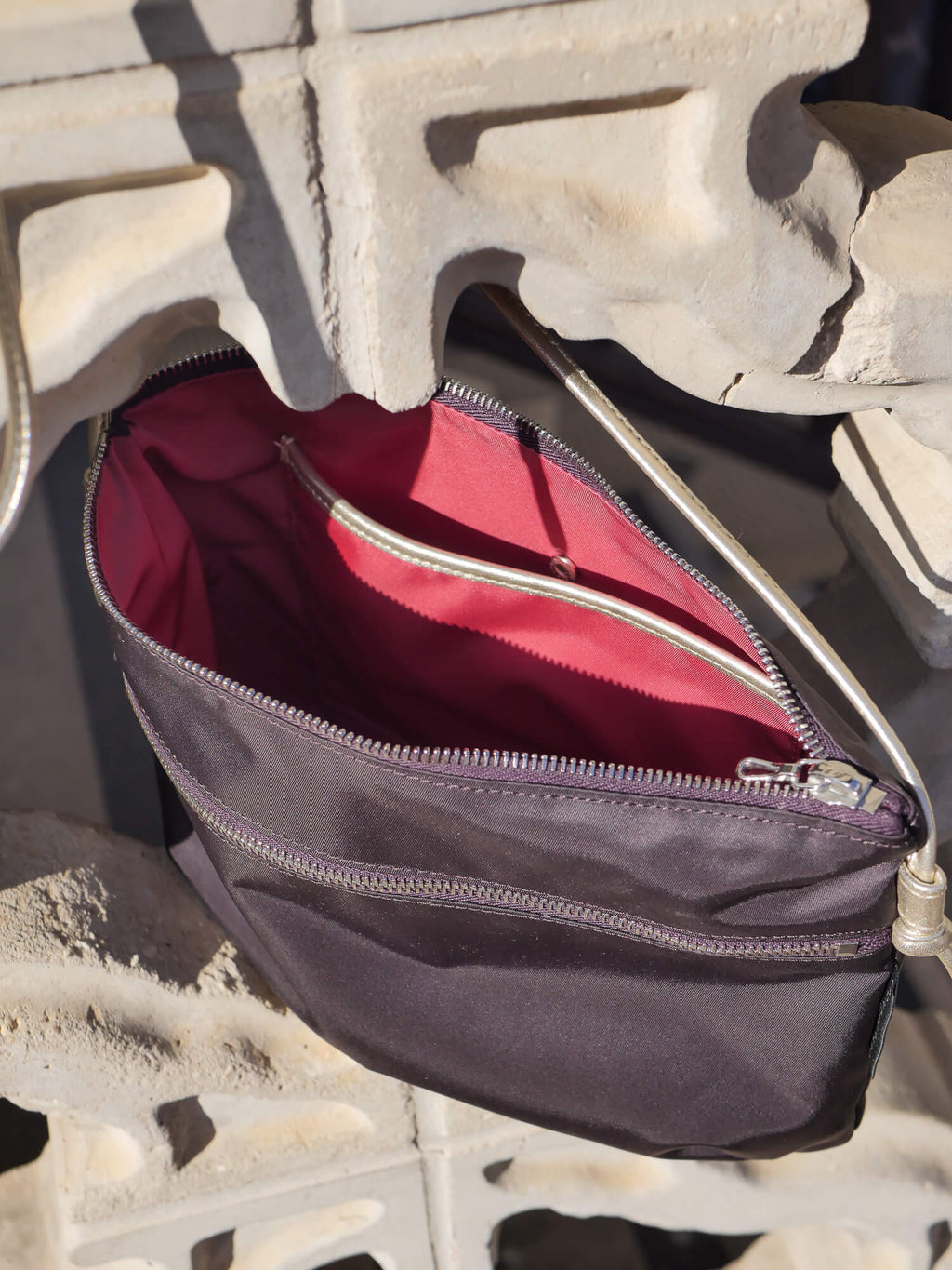 Brera sac nylon satiné - Mure Sauvage