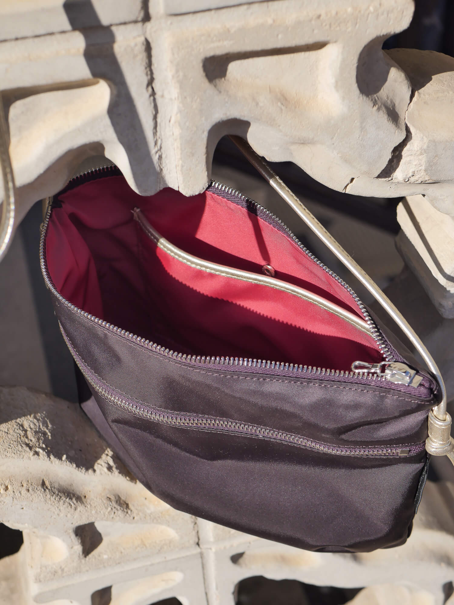 Brera sac nylon satiné - Mure Sauvage