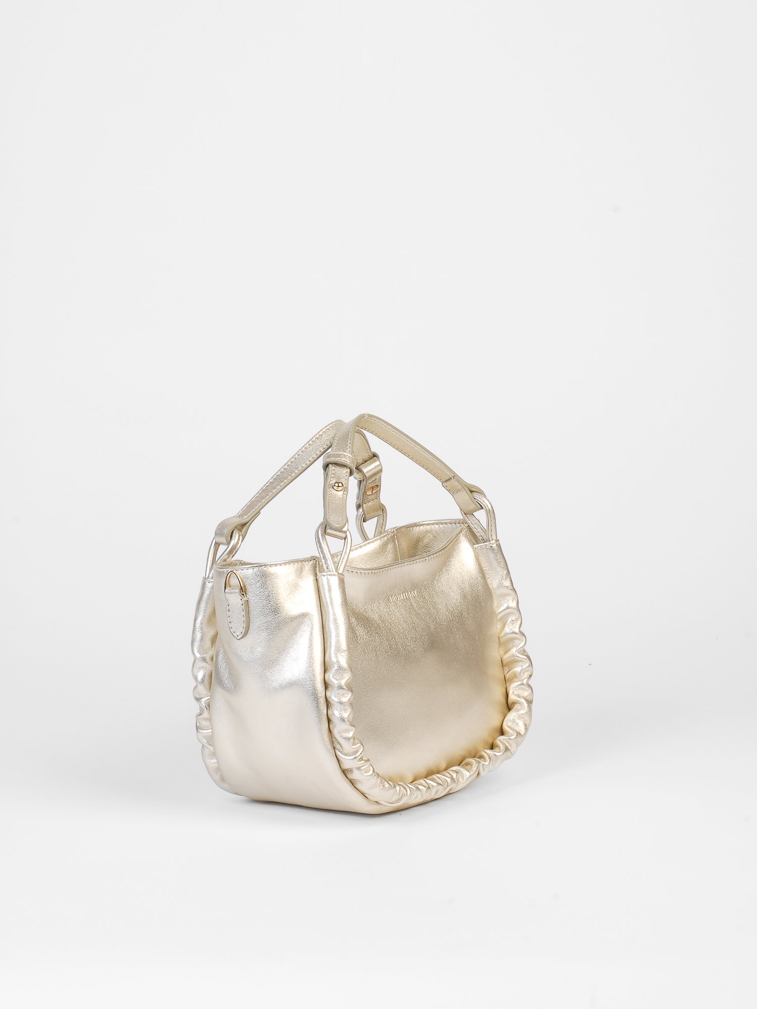 Calliope sac cuir luna - Doré