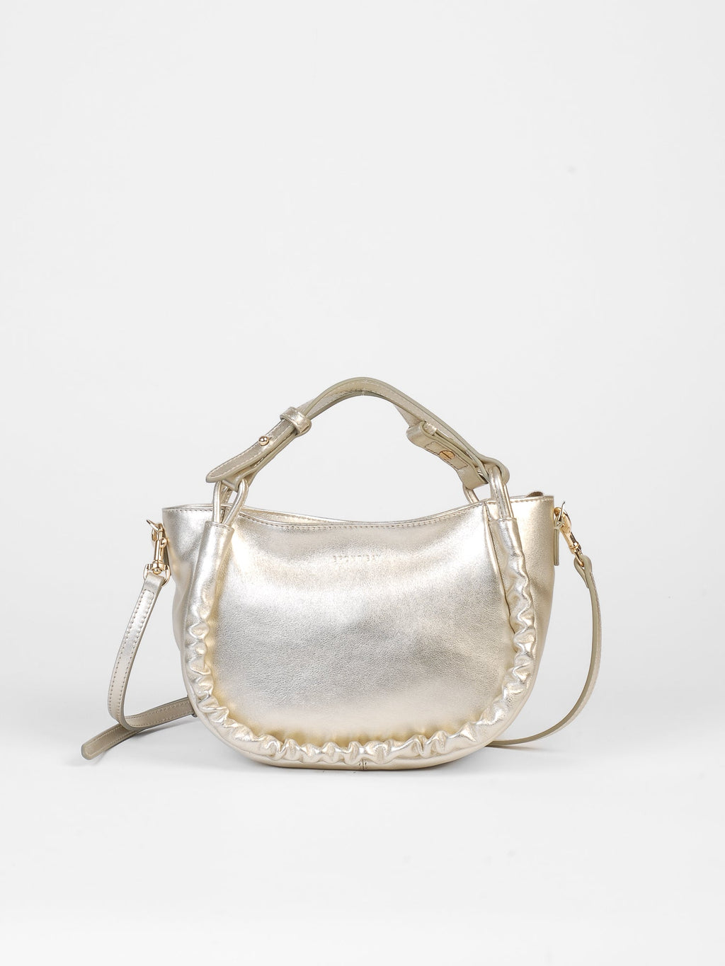 Calliope sac cuir luna - Doré