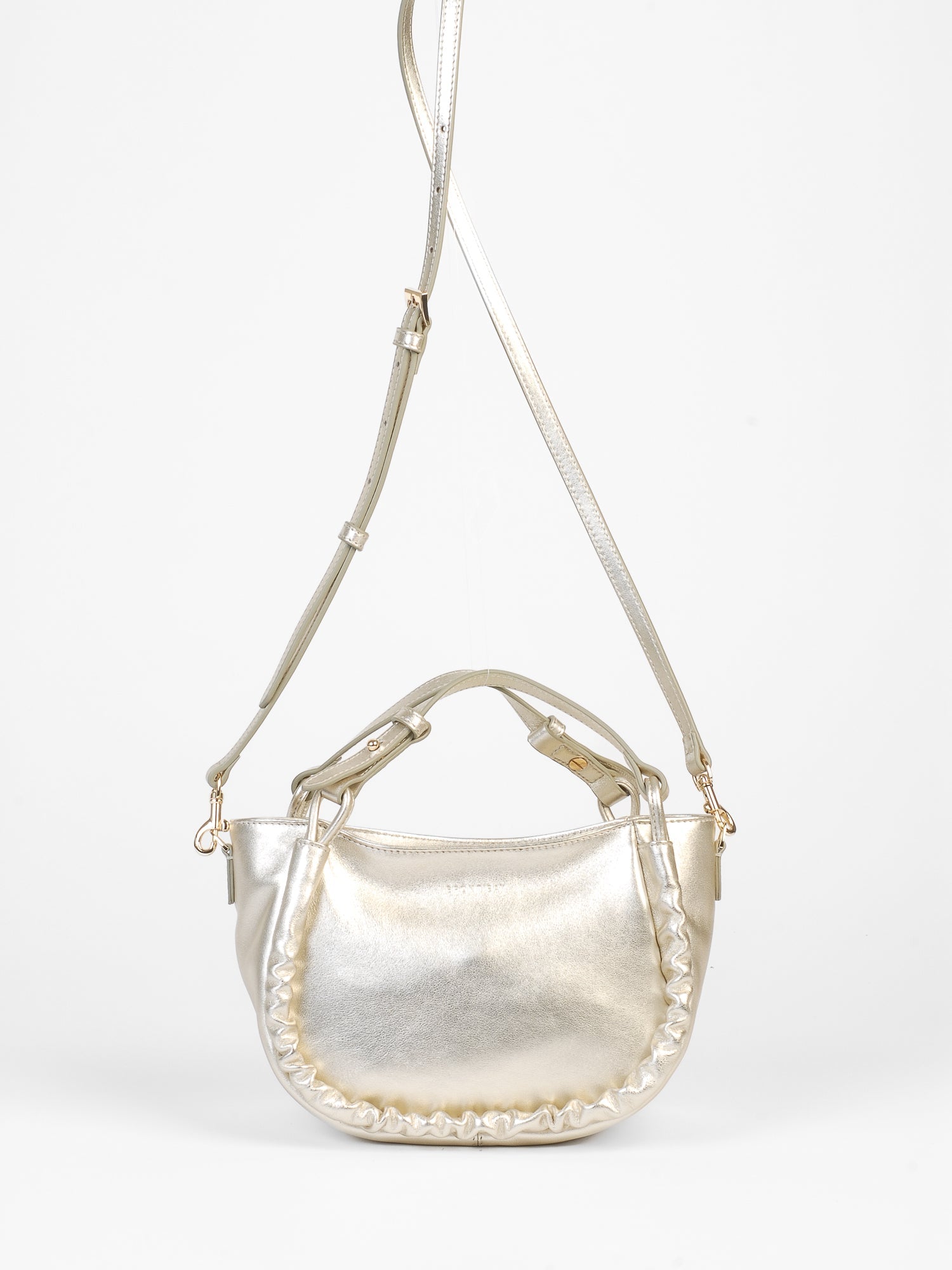Calliope sac cuir luna - Doré