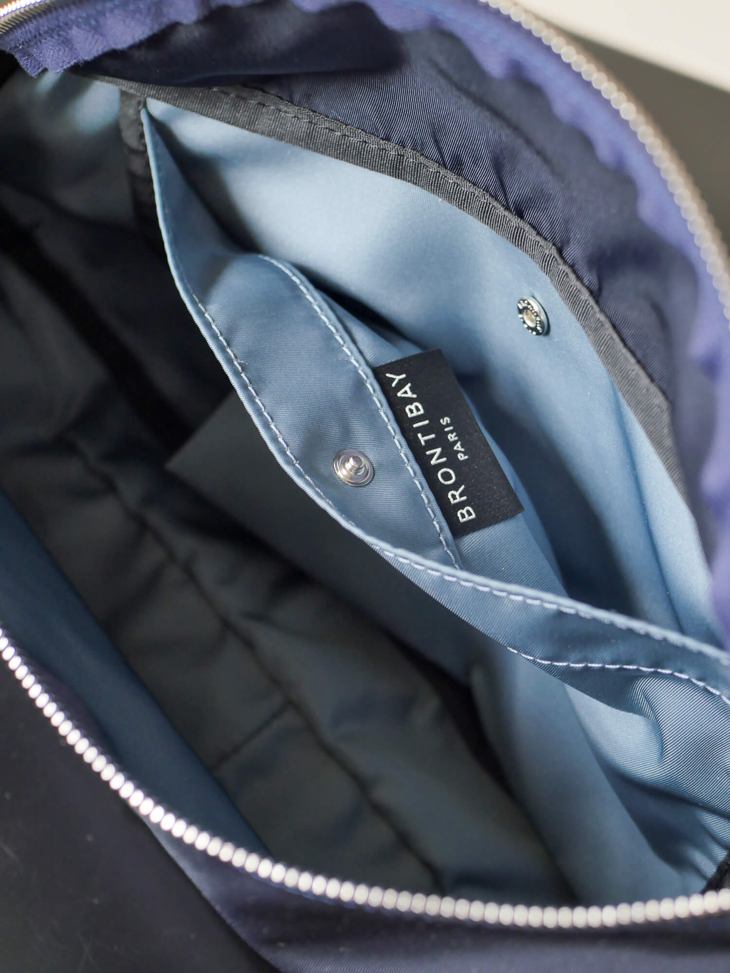 Gabin nylon satiné - Bleu Nuit Swag Noir