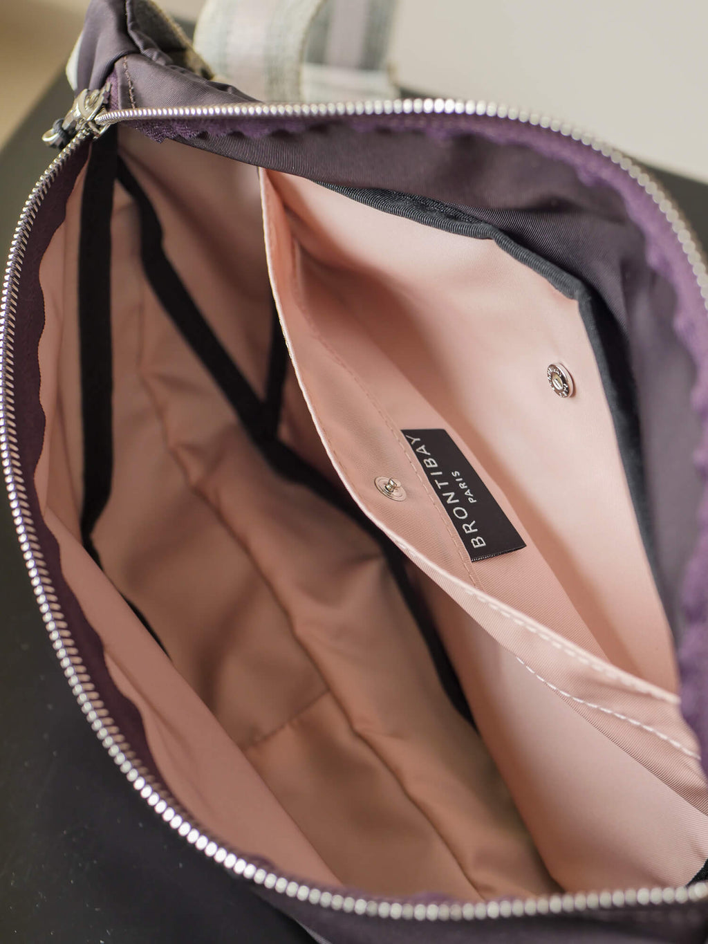 Gabin nylon satiné - Mure Sauvage Swag Rose