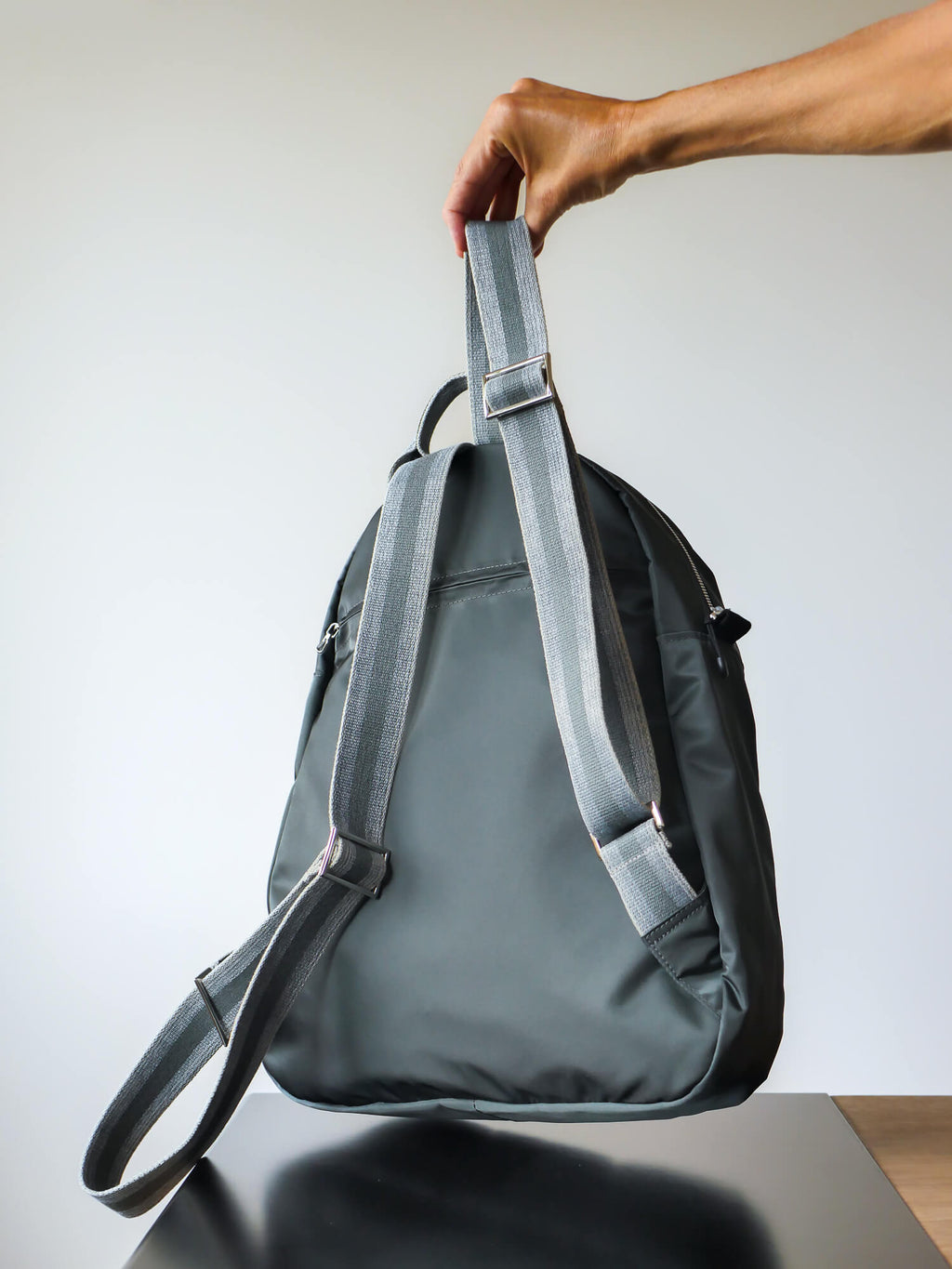 Gaston nylon satiné - Gris Foncé Swag Gris