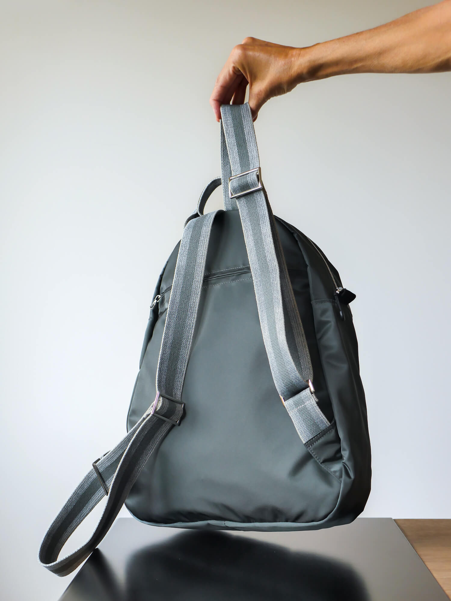 Gaston nylon satiné - Gris Foncé Swag Gris