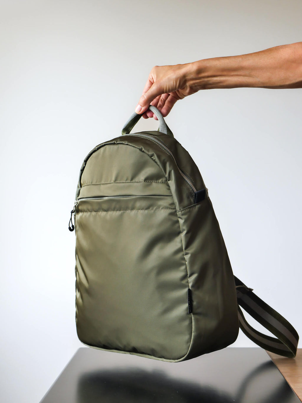 Gaston nylon satiné - Militaire Swag Kaki