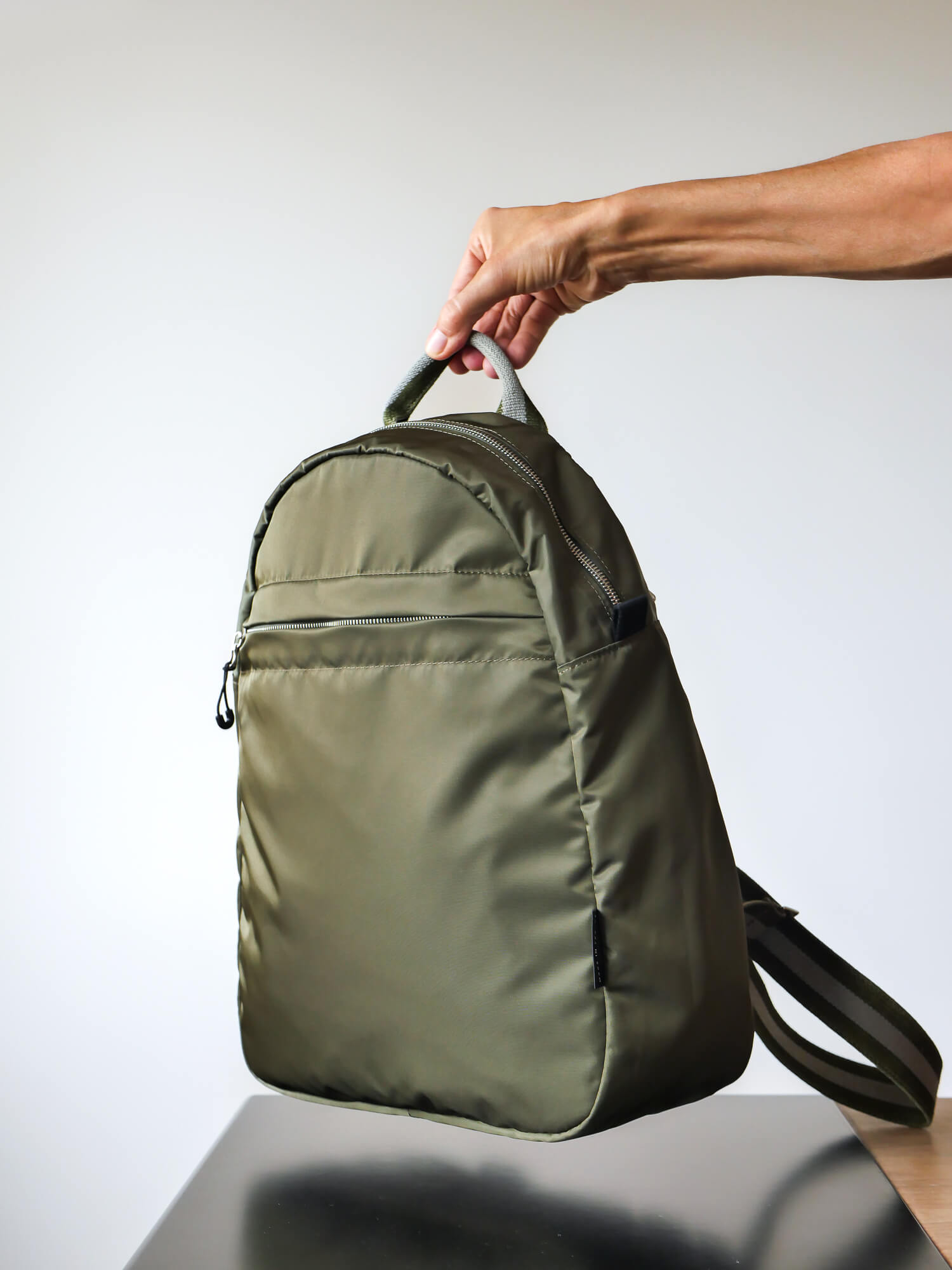 Gaston nylon satiné - Militaire Swag Kaki