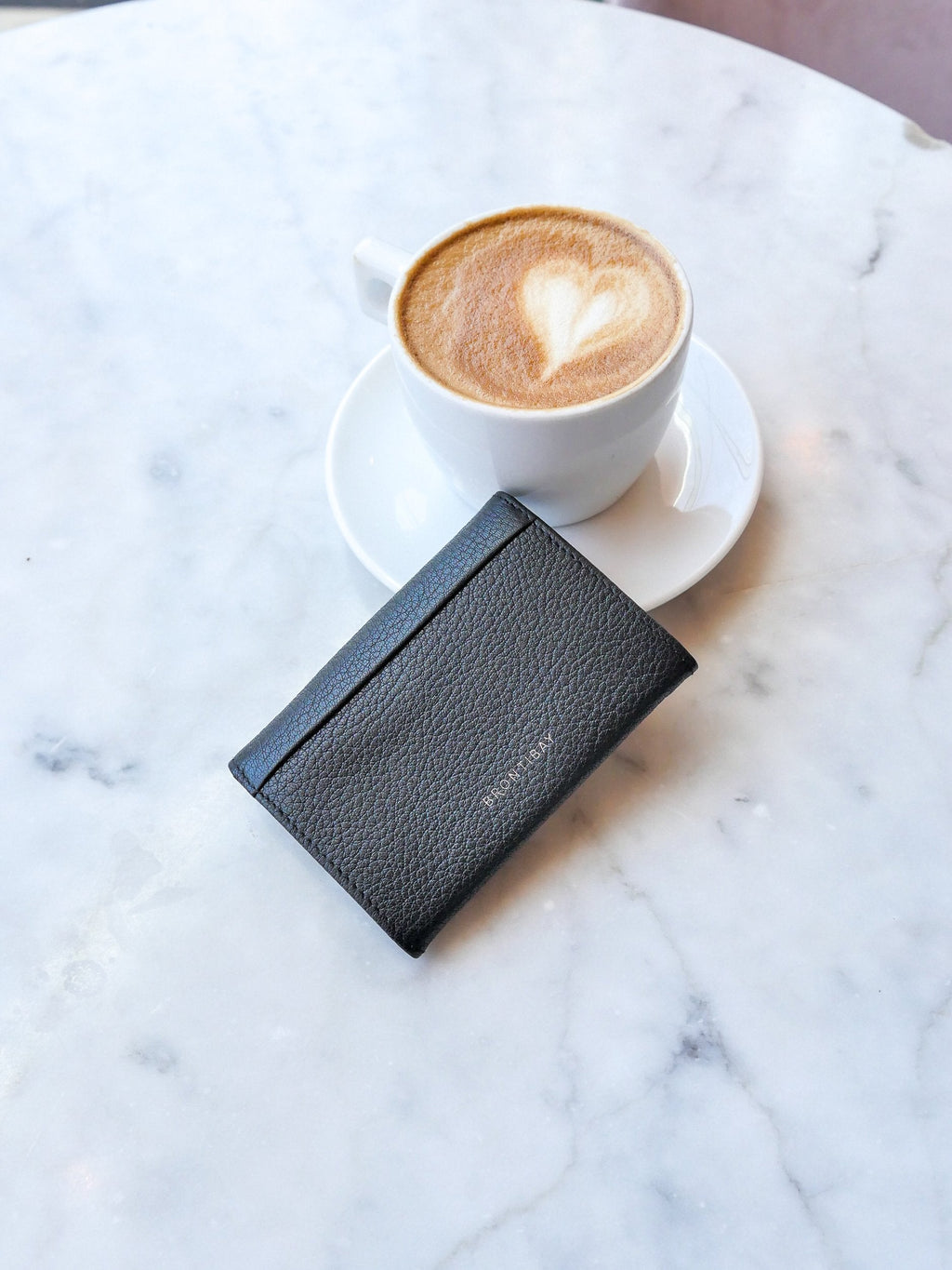 Katie porte cartes cuir dutch - Noir