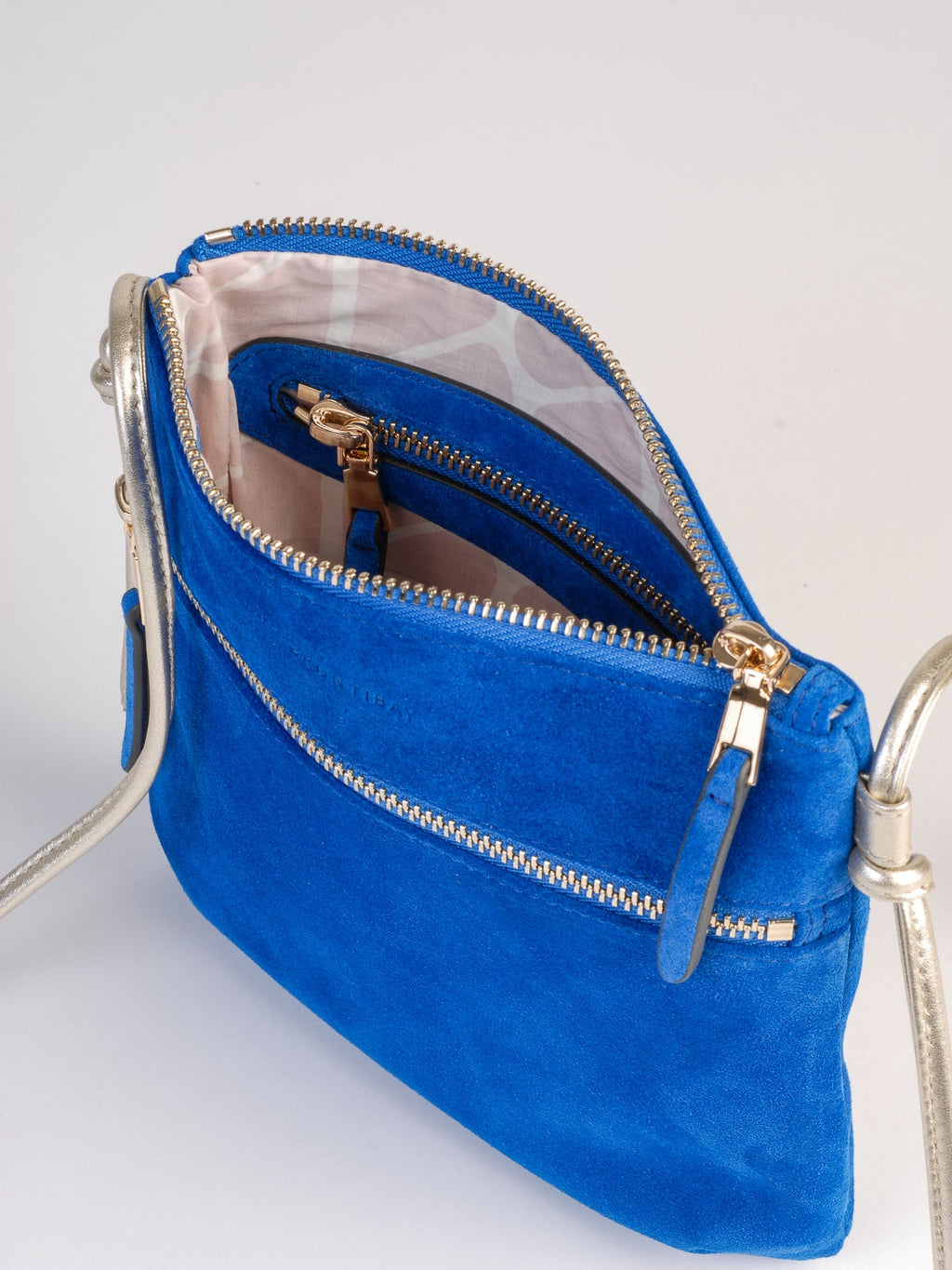 Lucia sac daim - Bleu Electrique