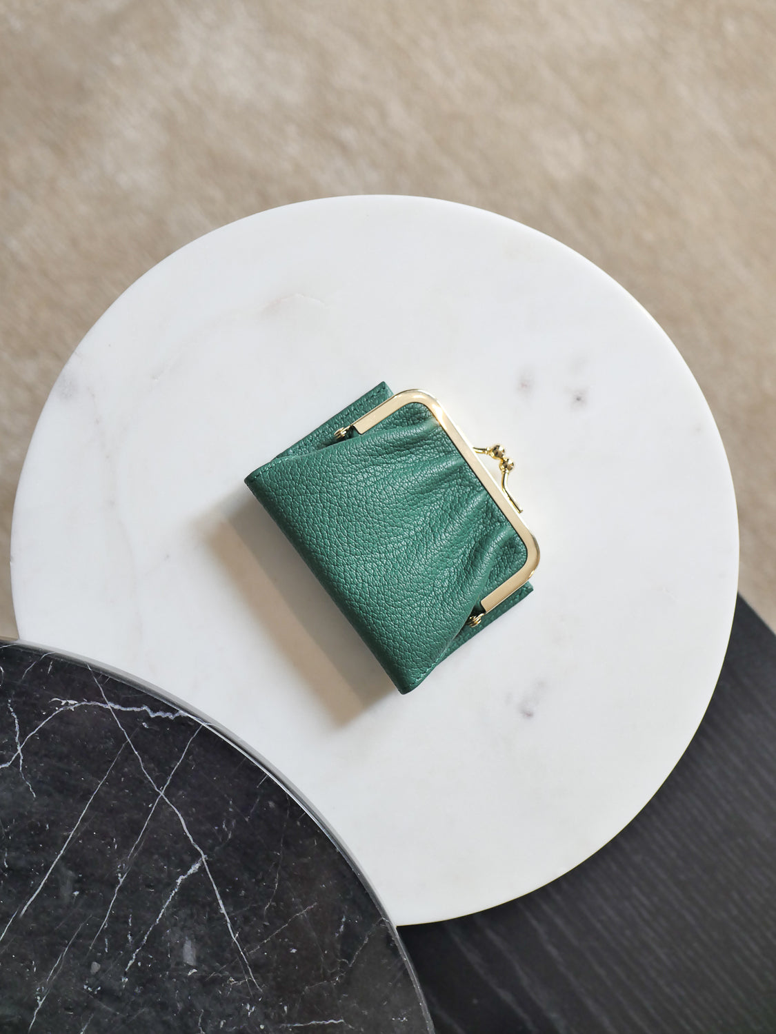 Maddy cuir dutch - Green Tea
