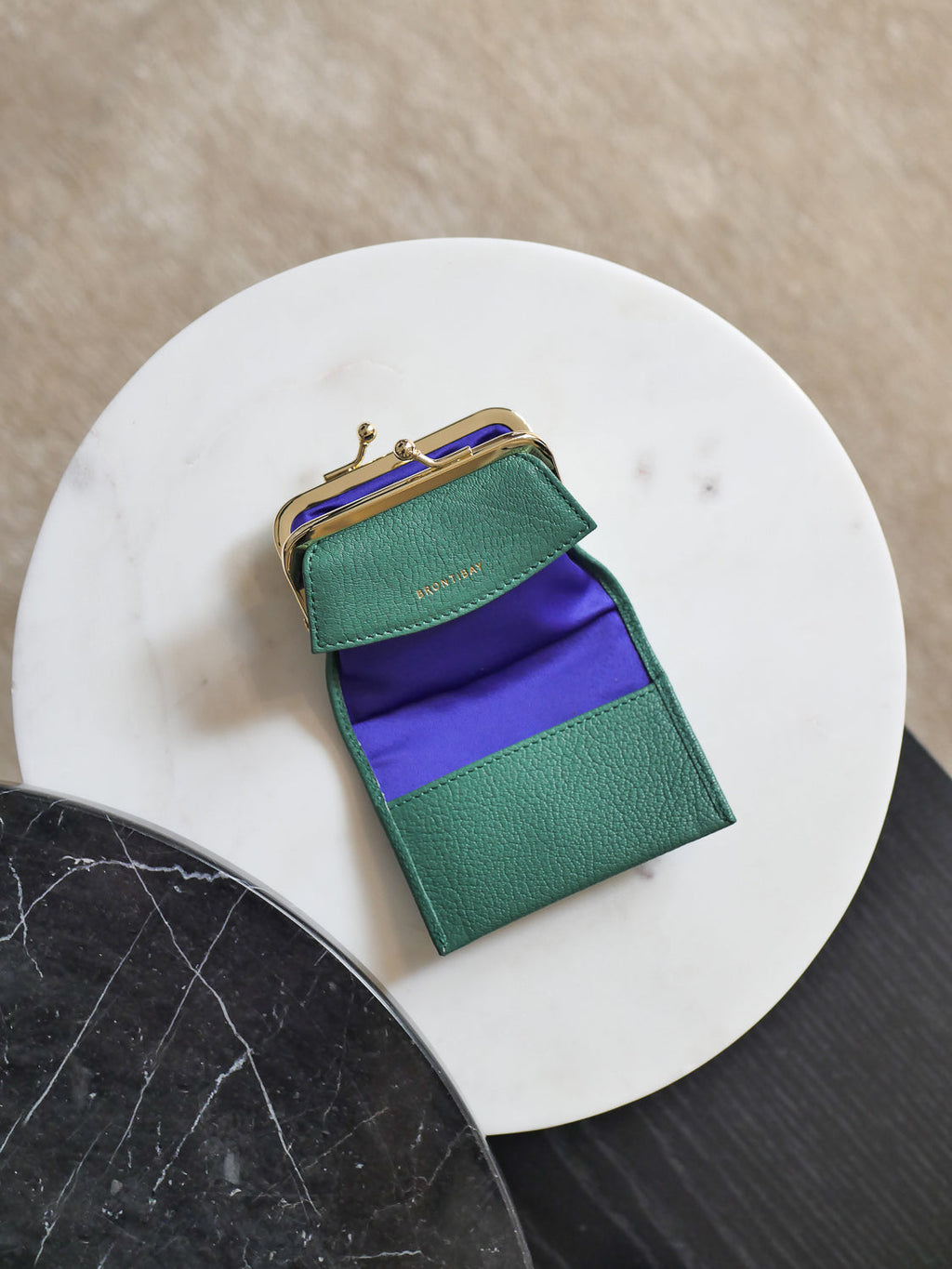 Maddy cuir dutch - Green Tea