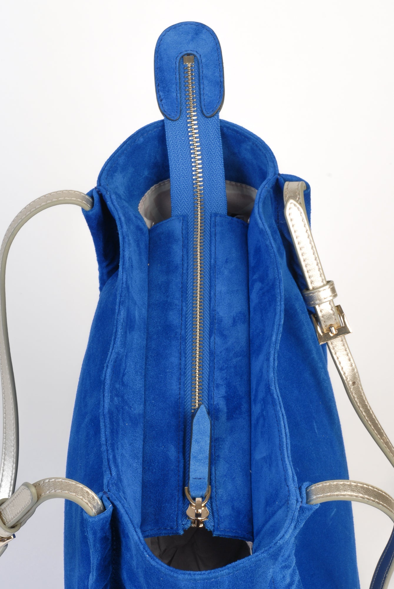 Maven sac daim - Bleu Electrique