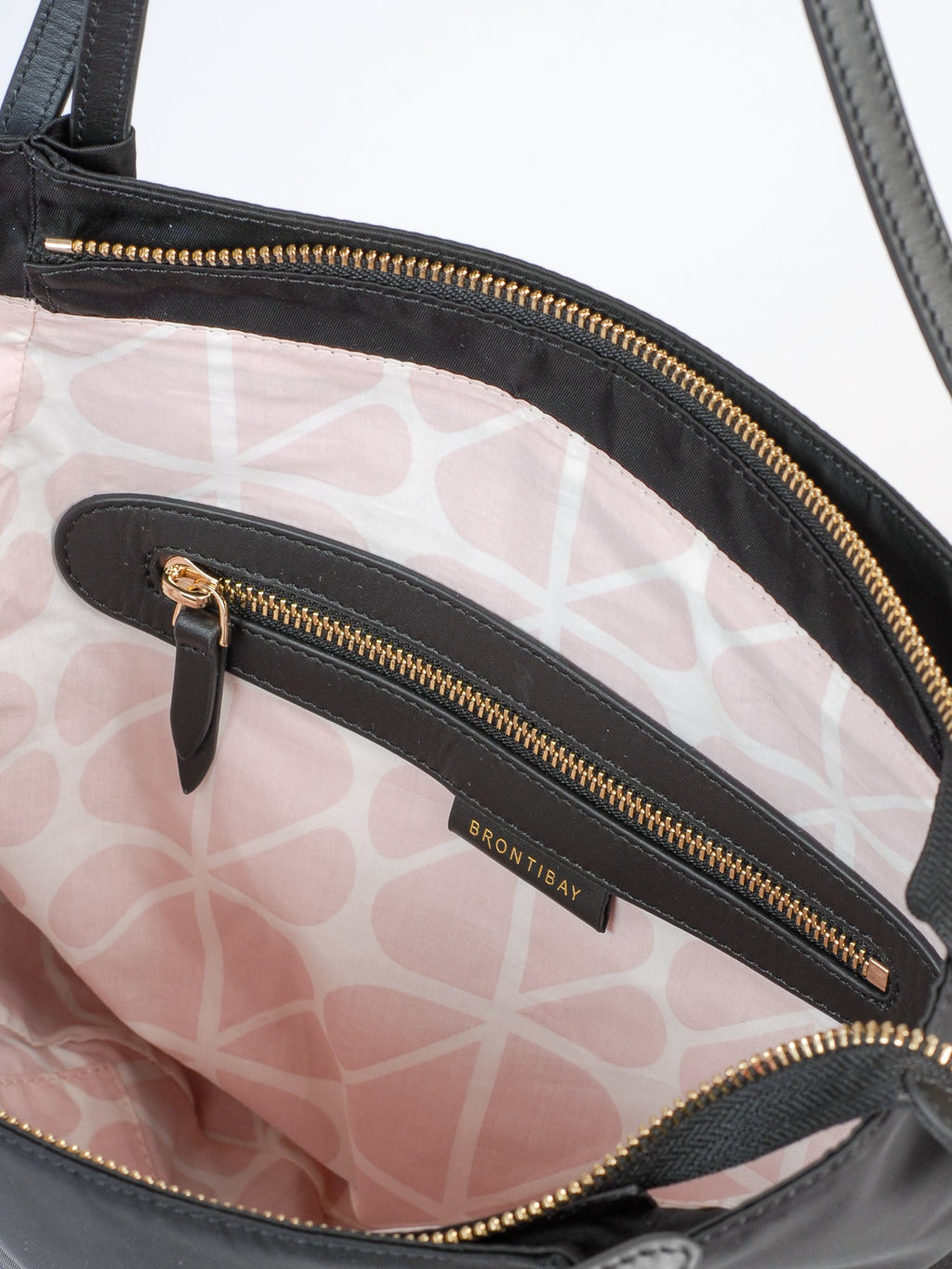 Maven sac nylon satiné - Noir