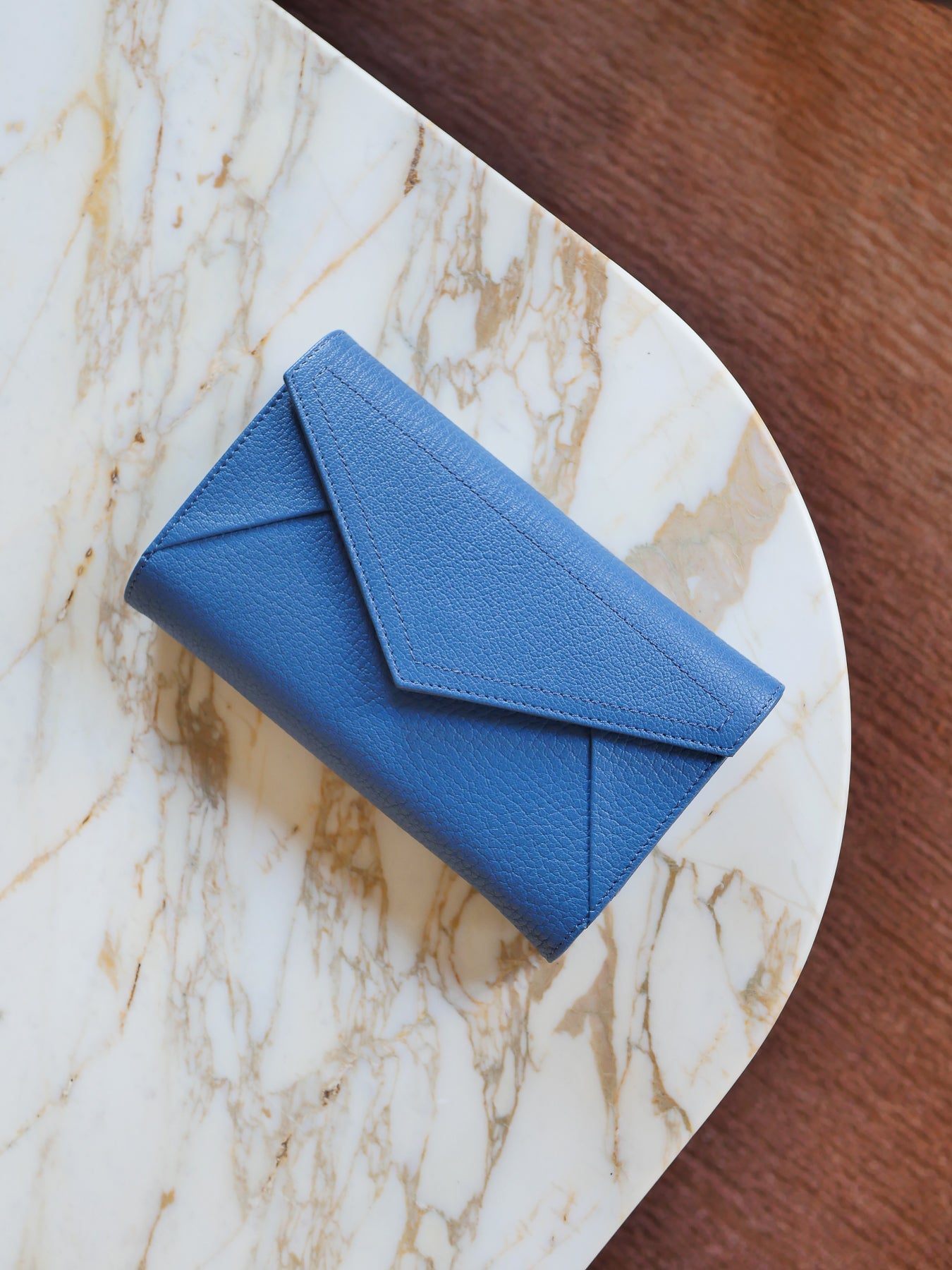 Nelly cuir dutch - Yale Blue
