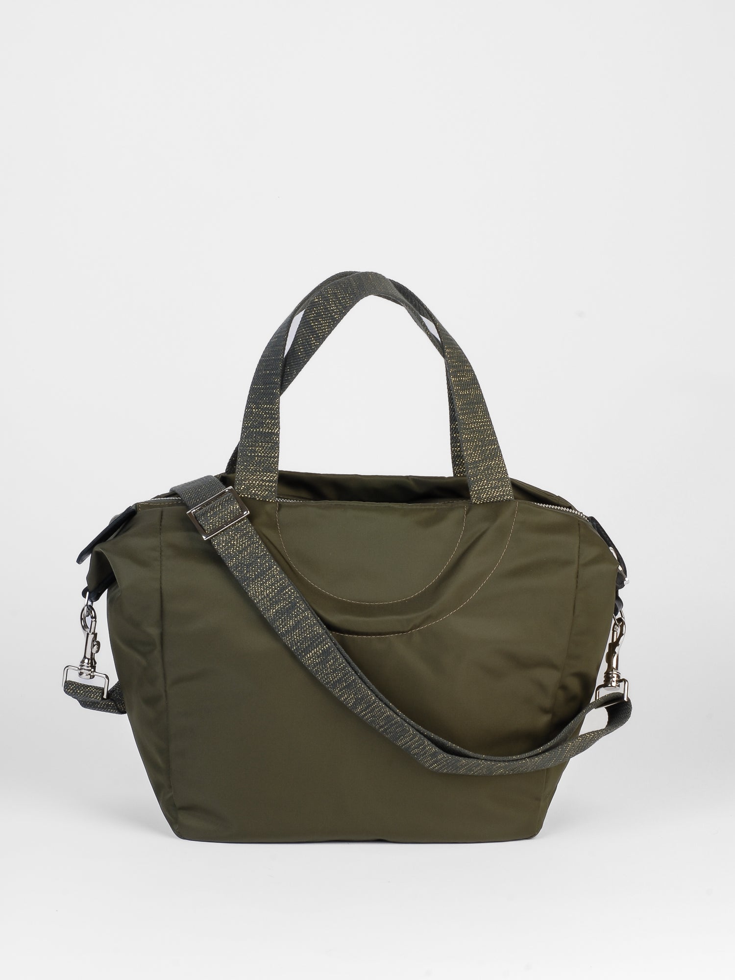 Nerano cabas nylon satiné - Militaire