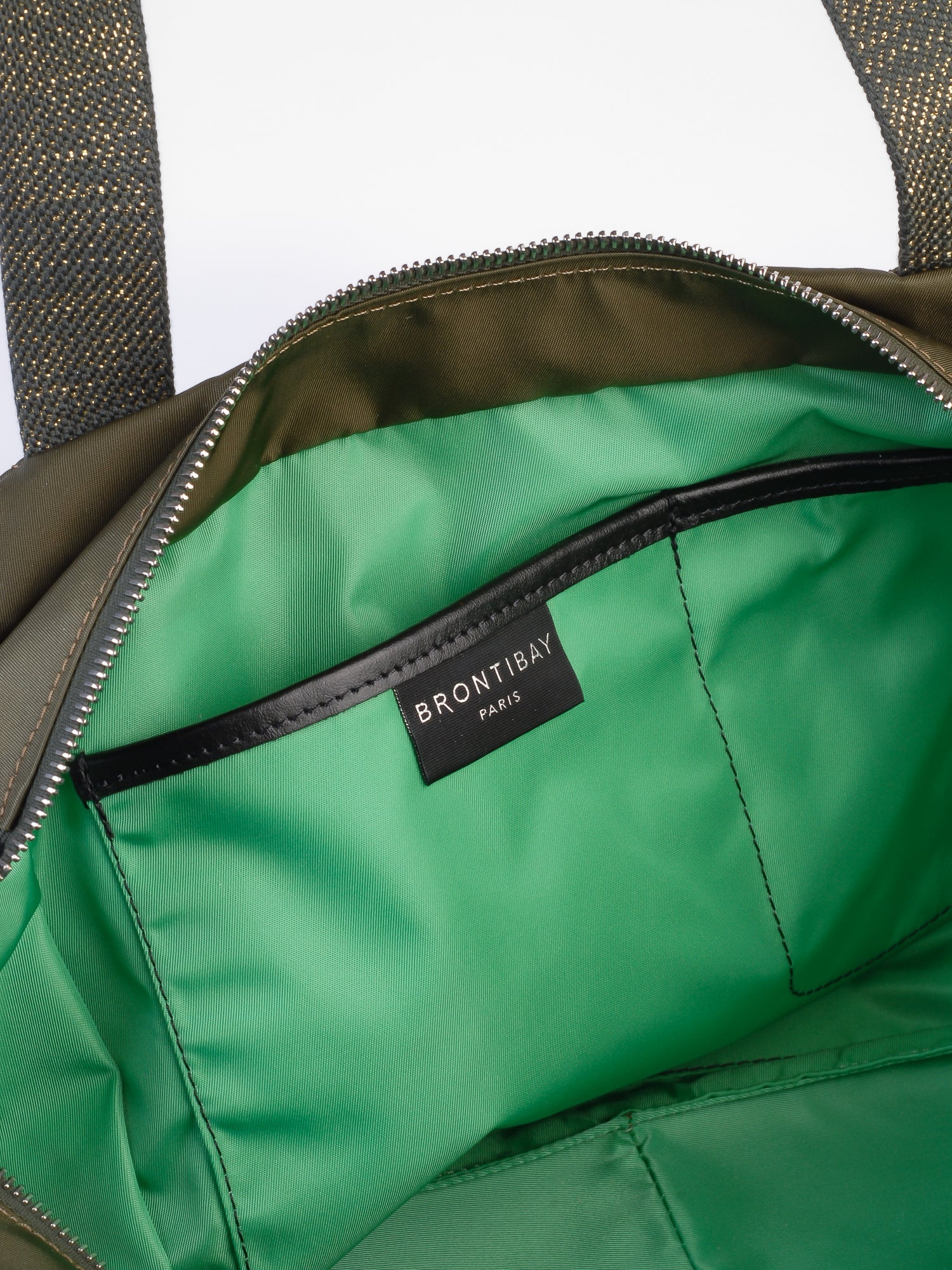 Nerano cabas nylon satiné - Militaire