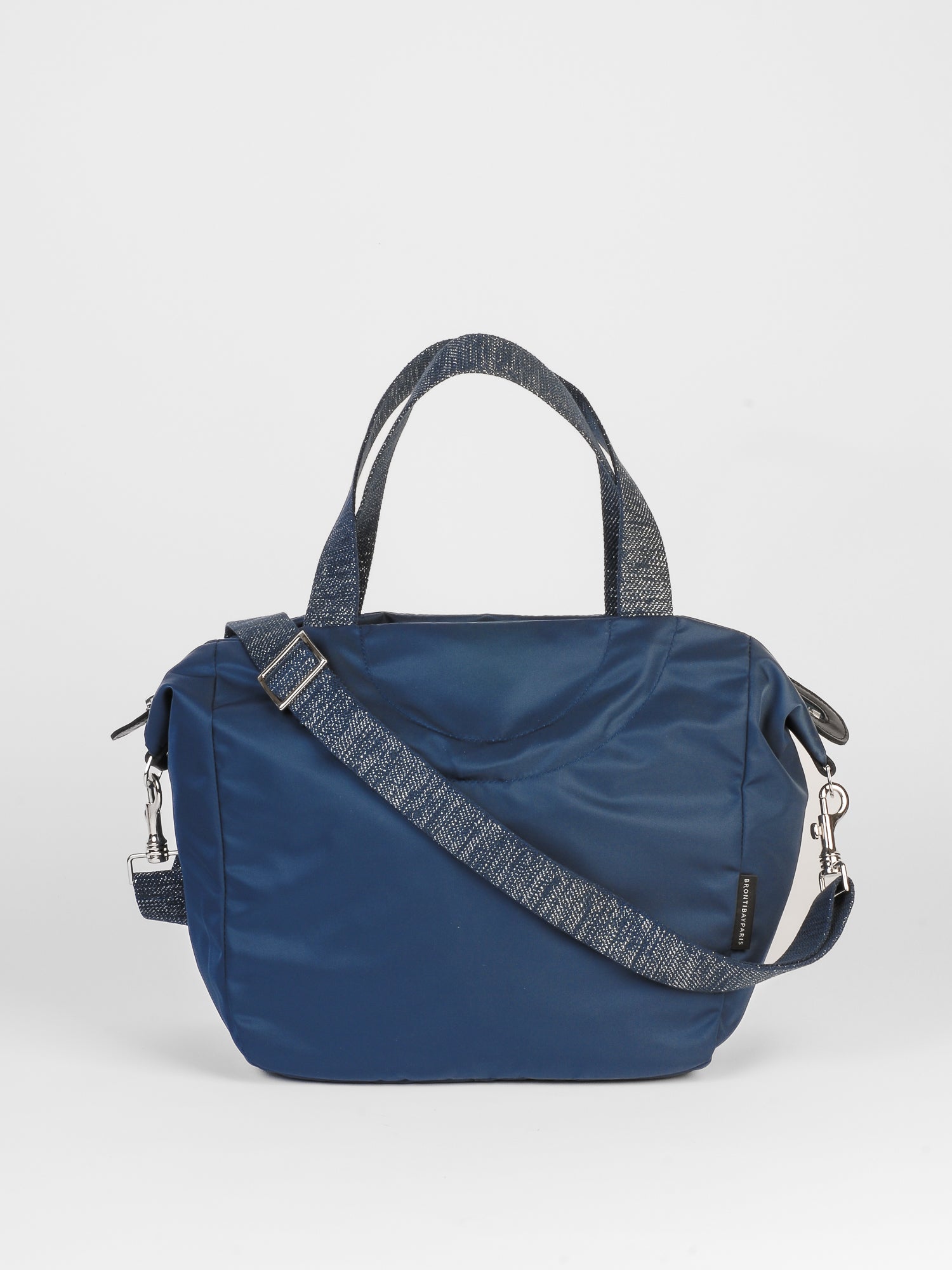 Nerano cabas nylon satiné - Blueberry