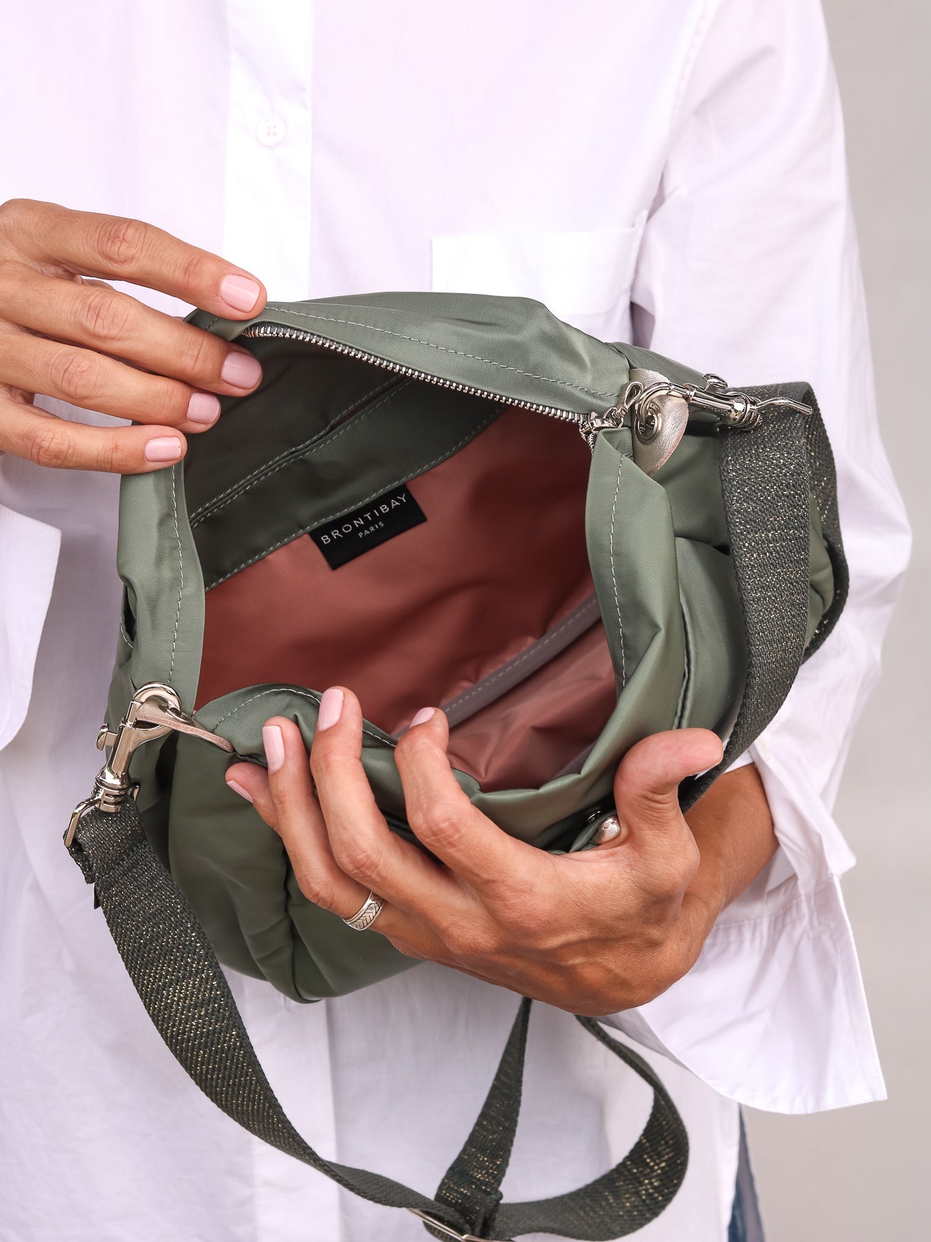 Ravello sac nylon satiné - Willow