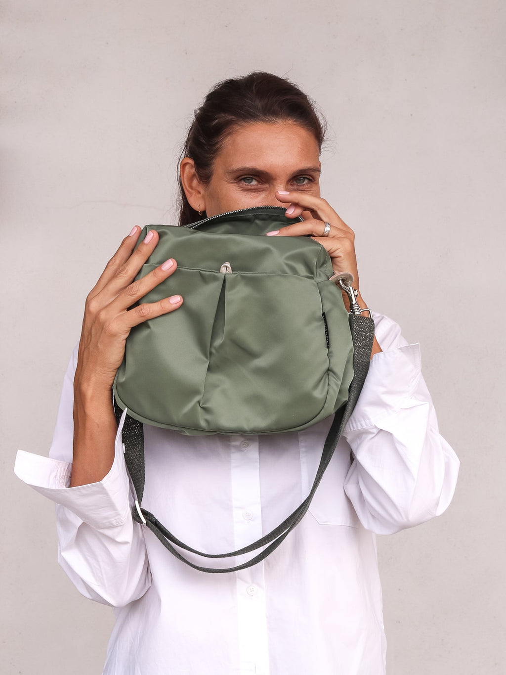 Ravello sac nylon satiné - Willow