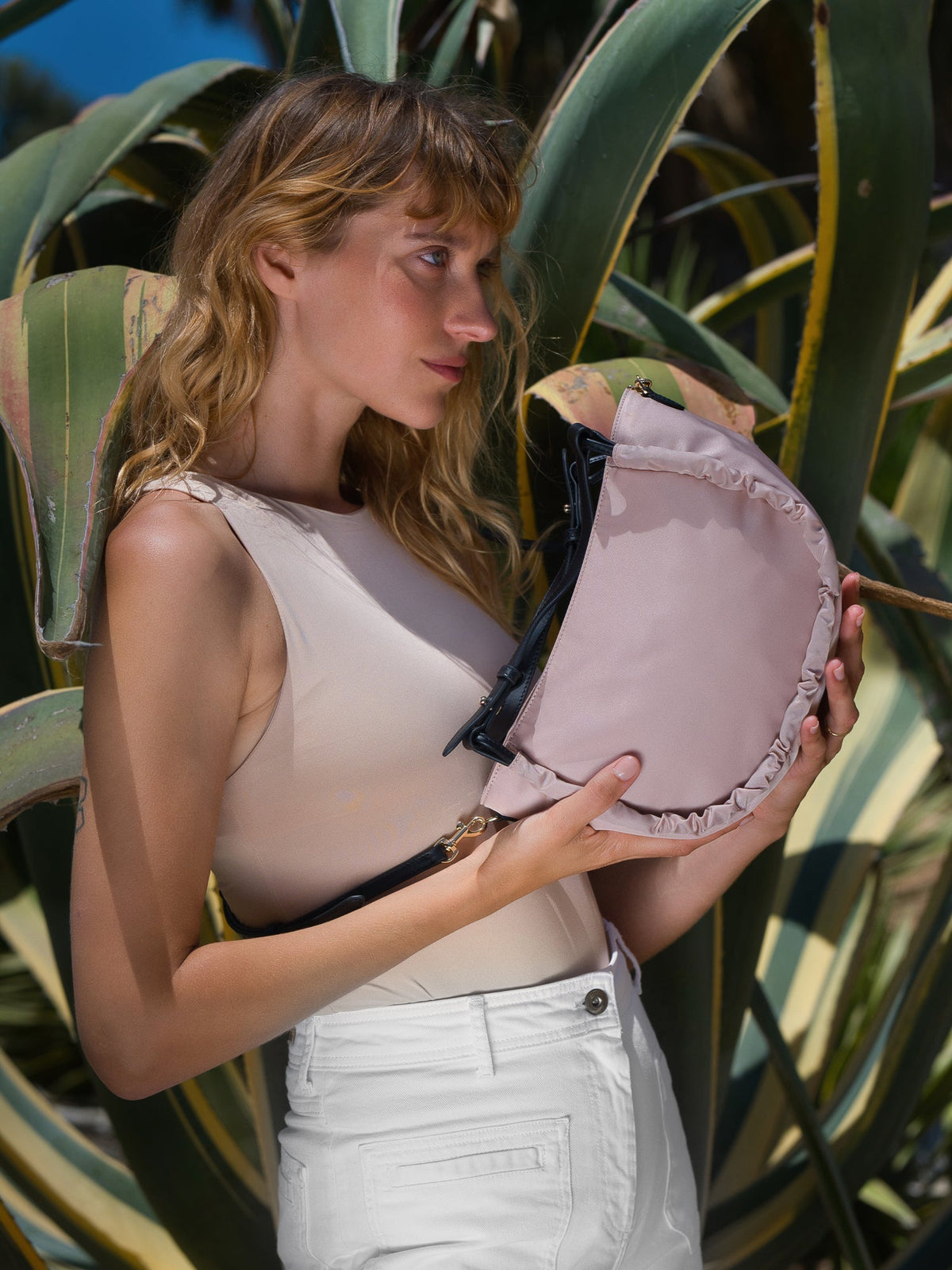 Avalon sac nylon satiné - Ortensia