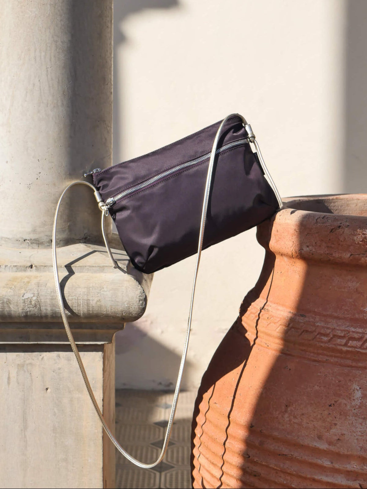 Brera sac nylon satiné - Mure Sauvage